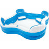 Надувной бассейн INTEX «Семейный» 56475, 229×229×66 см, 4 сиденья